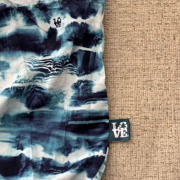 Ocean Tyde Blue and White Bag - Picture 5 of 11